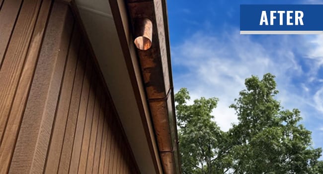 Copper gutter