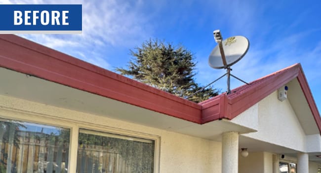Before new gutter