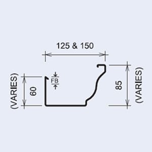 Old Gothic gutter specs